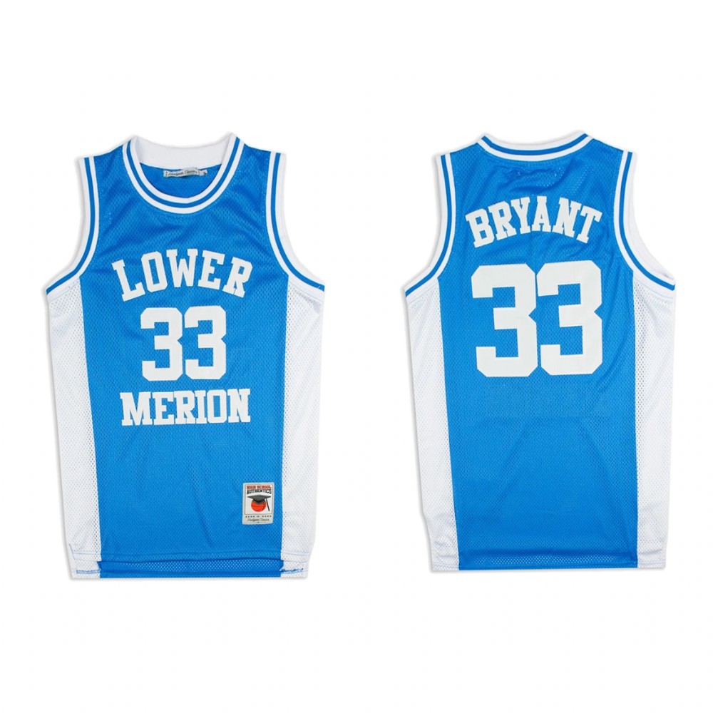 Los Angeles Lakers Kobe Bryant Sky Blue Lower Merion High School Jersey