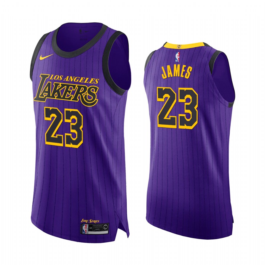 Los Angeles Lakers LeBron James  City Jersey