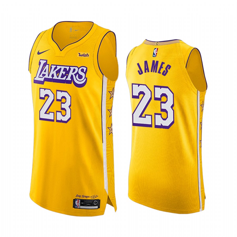 Los Angeles Lakers LeBron James  City Jersey