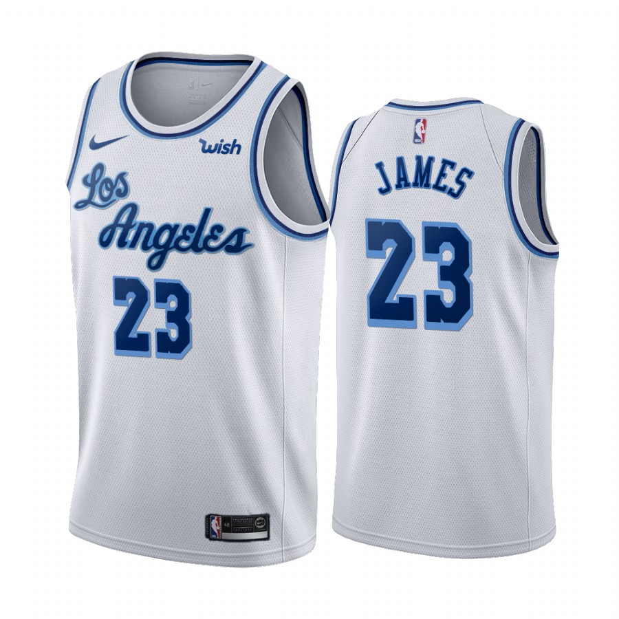 Los Angeles Lakers LeBron James White  Classic Edition Jersey