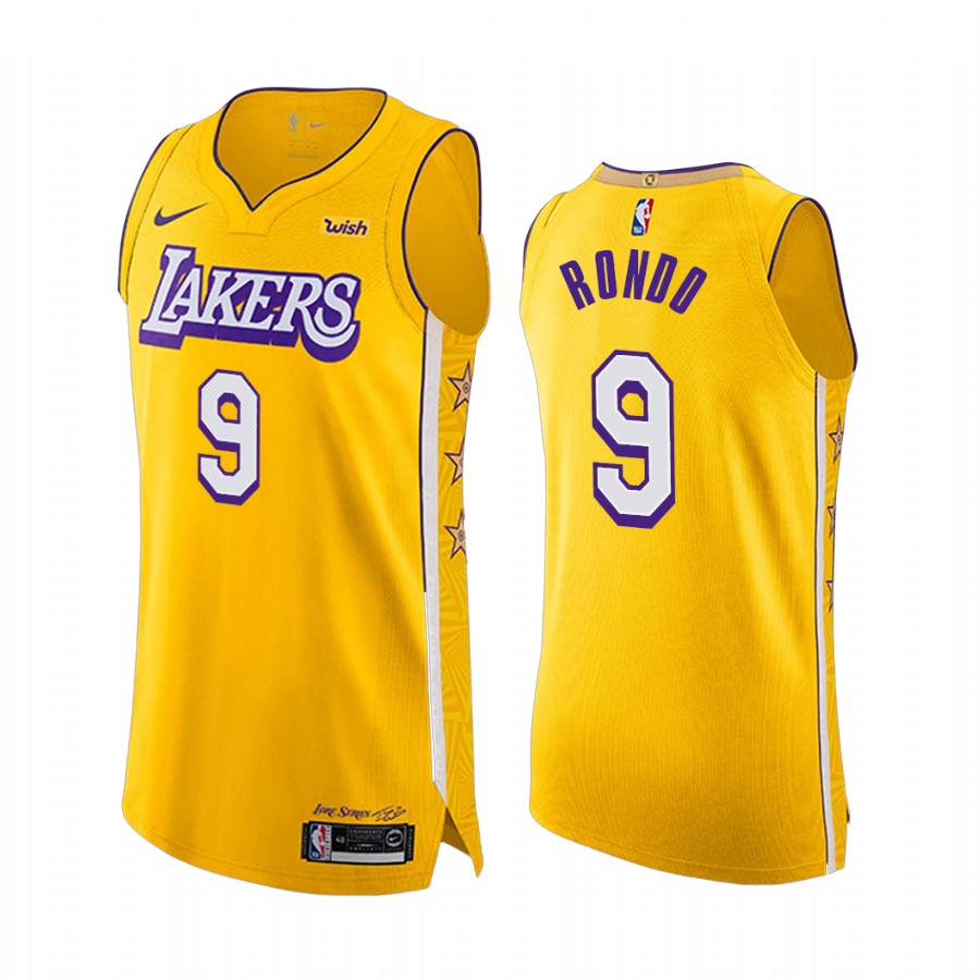 Los Angeles Lakers Rajon Rondo  City Jersey