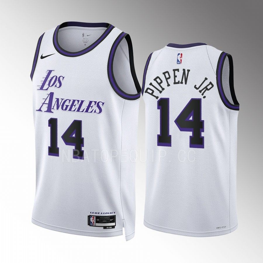 Los Angeles Lakers Scottie Pippen Jr. City Edition White #1 Jersey