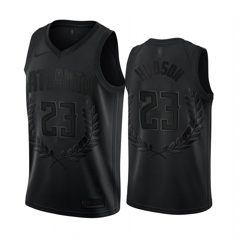 Lou Hudson #23 Atlanta Hawks Black Retired Number Jersey