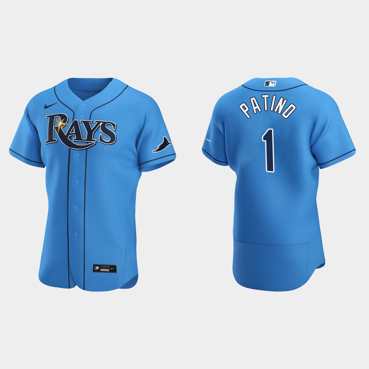Luis Patino Tampa Bay Rays Jersey - Light Blue
