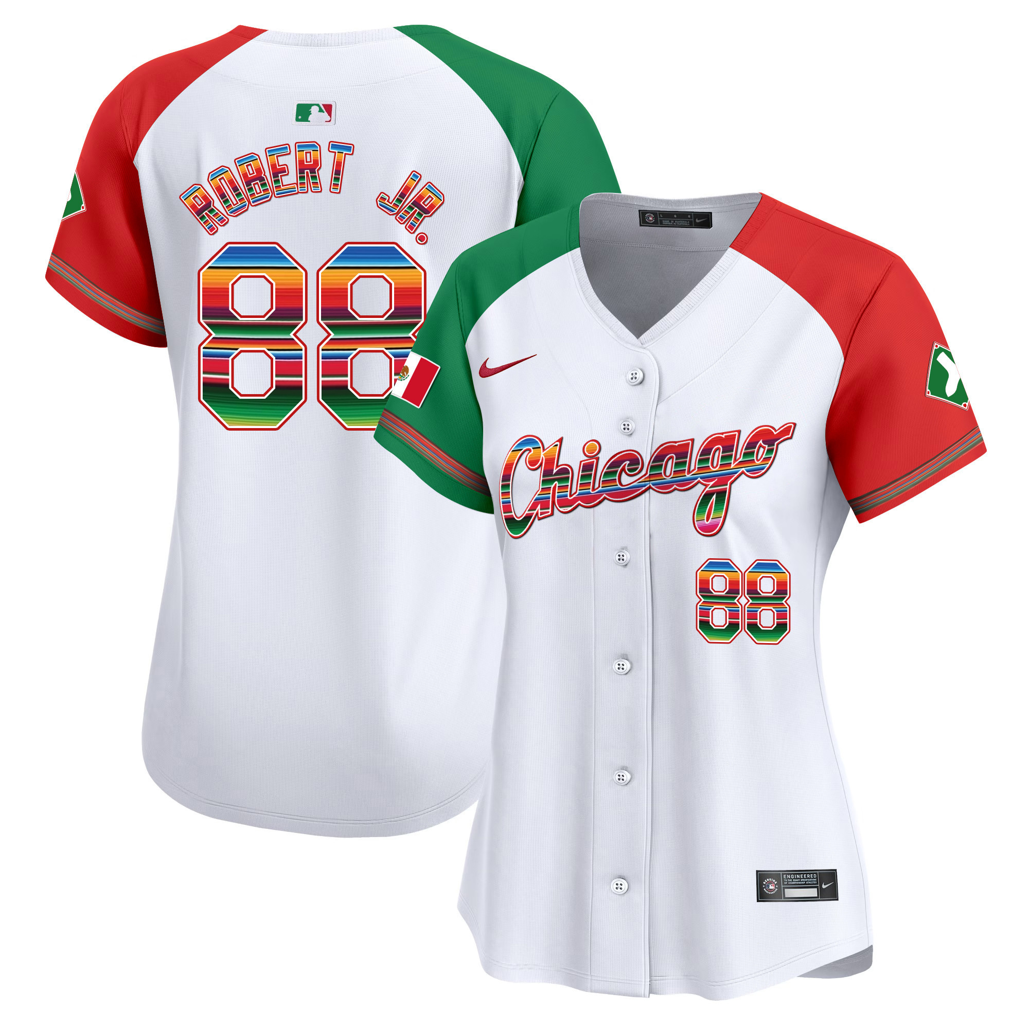Luis Robert Jr Women's Chicago White Sox Mexico Vapor Premier Limited V3 Alternate Jersey - All Stitched