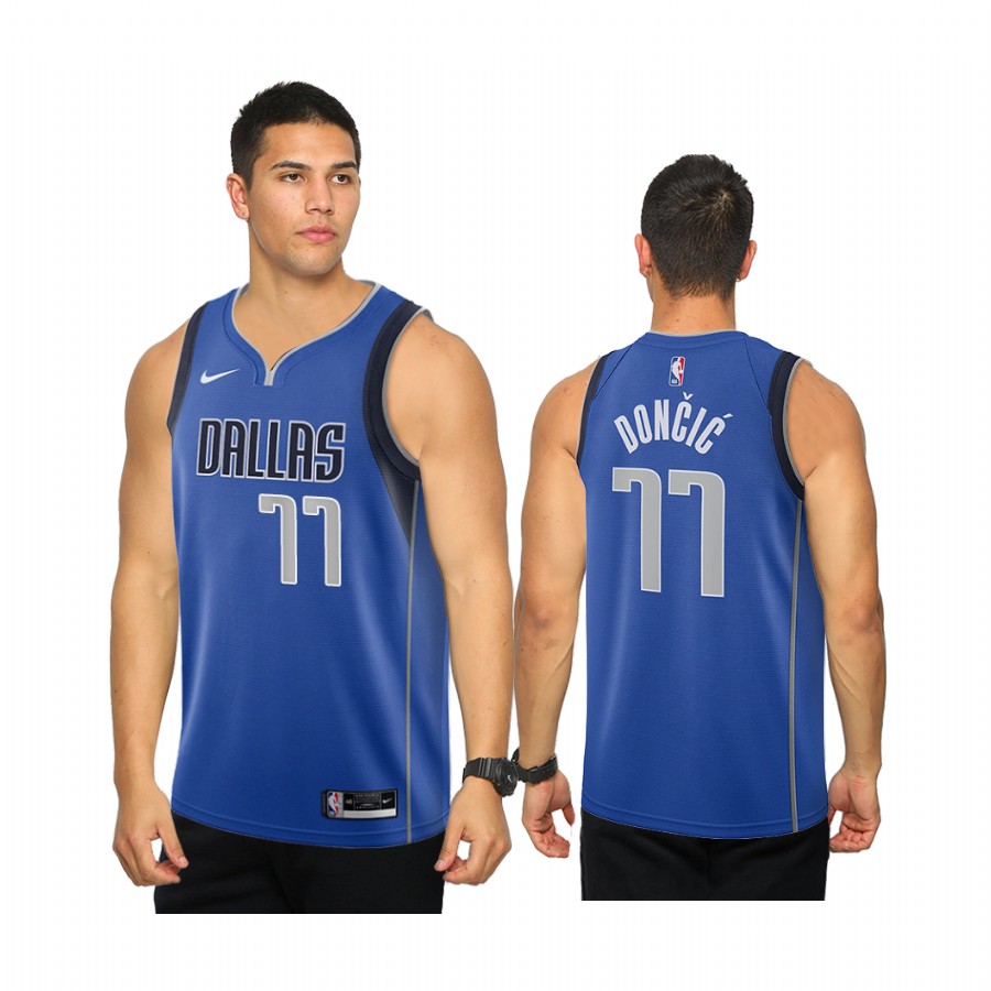 Luka Doncic Dallas Mavericks Royal Icon  Jersey