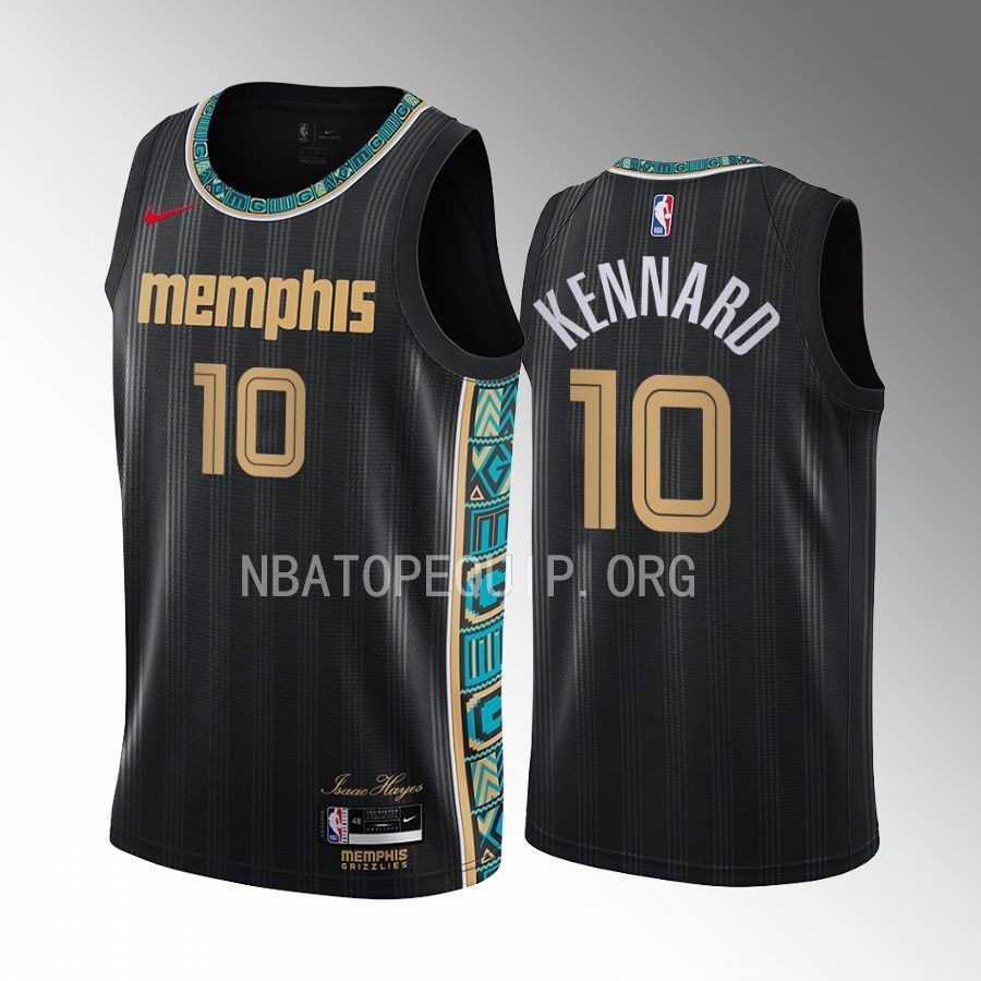 Luke Kennard Memphis Grizzlies Black #10 Classic Edition Jersey Swingman