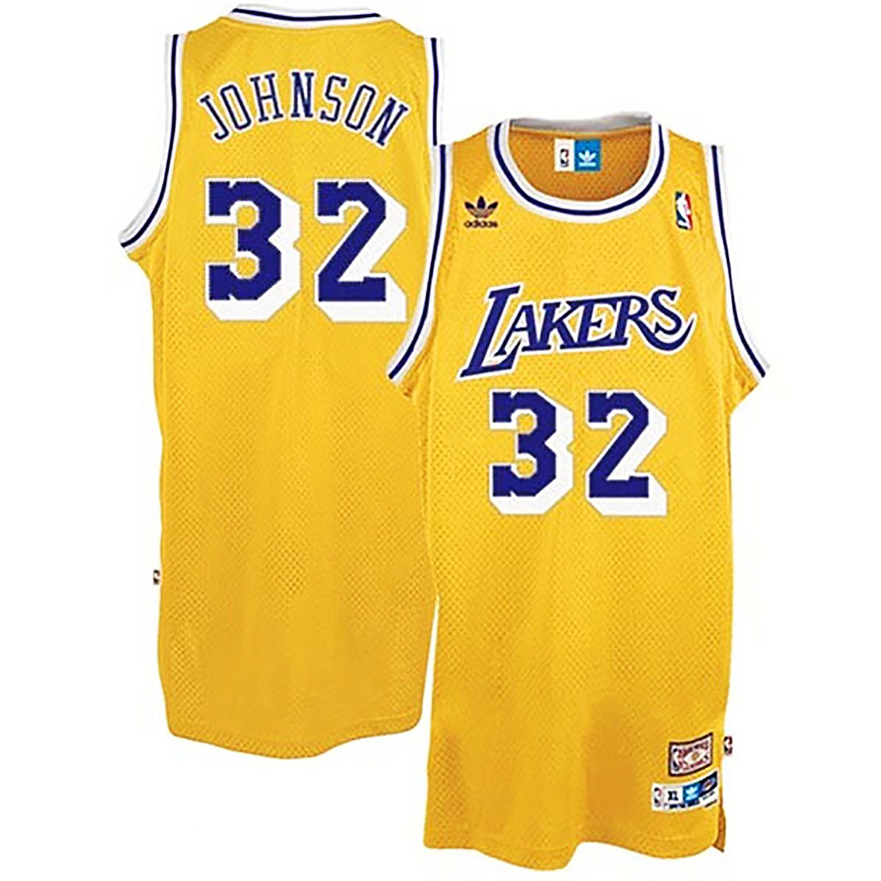 Magic Johnson Youth Los Angeles Lakers #32 Hardwood Classics Swingman Gold Jersey