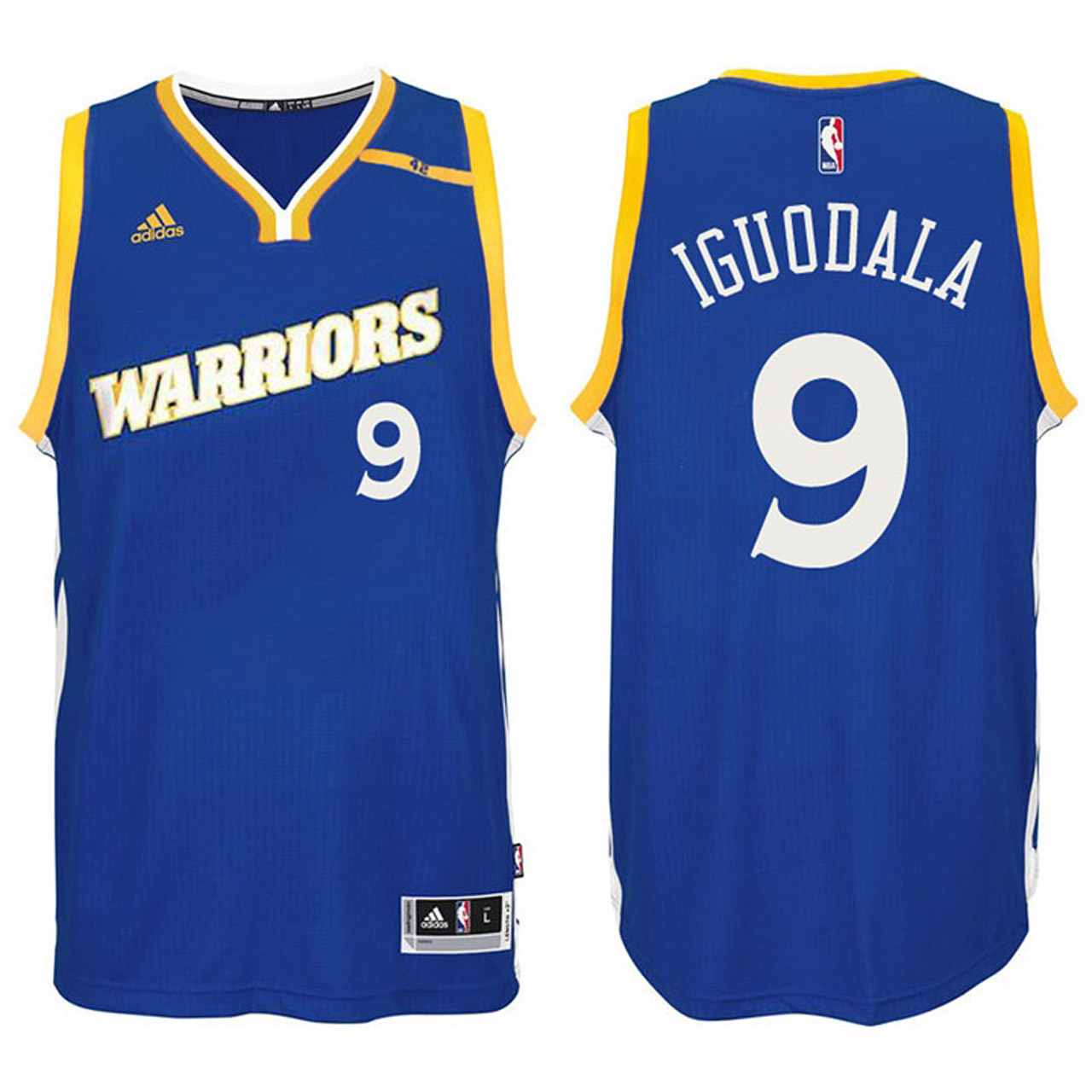 Male 2016-17 Season Andre Iguodala Golden State Warriors #9 New Swingman Crossover Alternate Blue Jersey