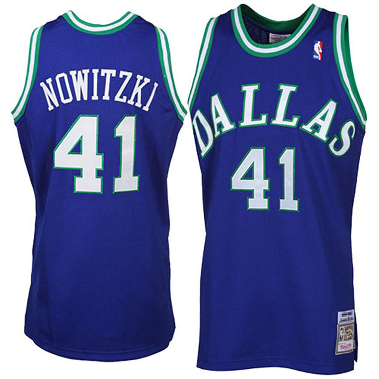 Male Dirk Nowitzki Mitchell & Ness Dallas Mavericks Throwback Jersey