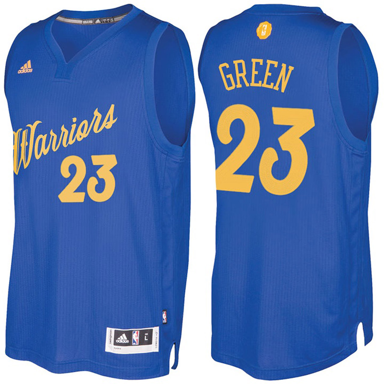 Male Golden State Warriors #23 Draymond Green Royal 2016-17 Christmas Day Jersey