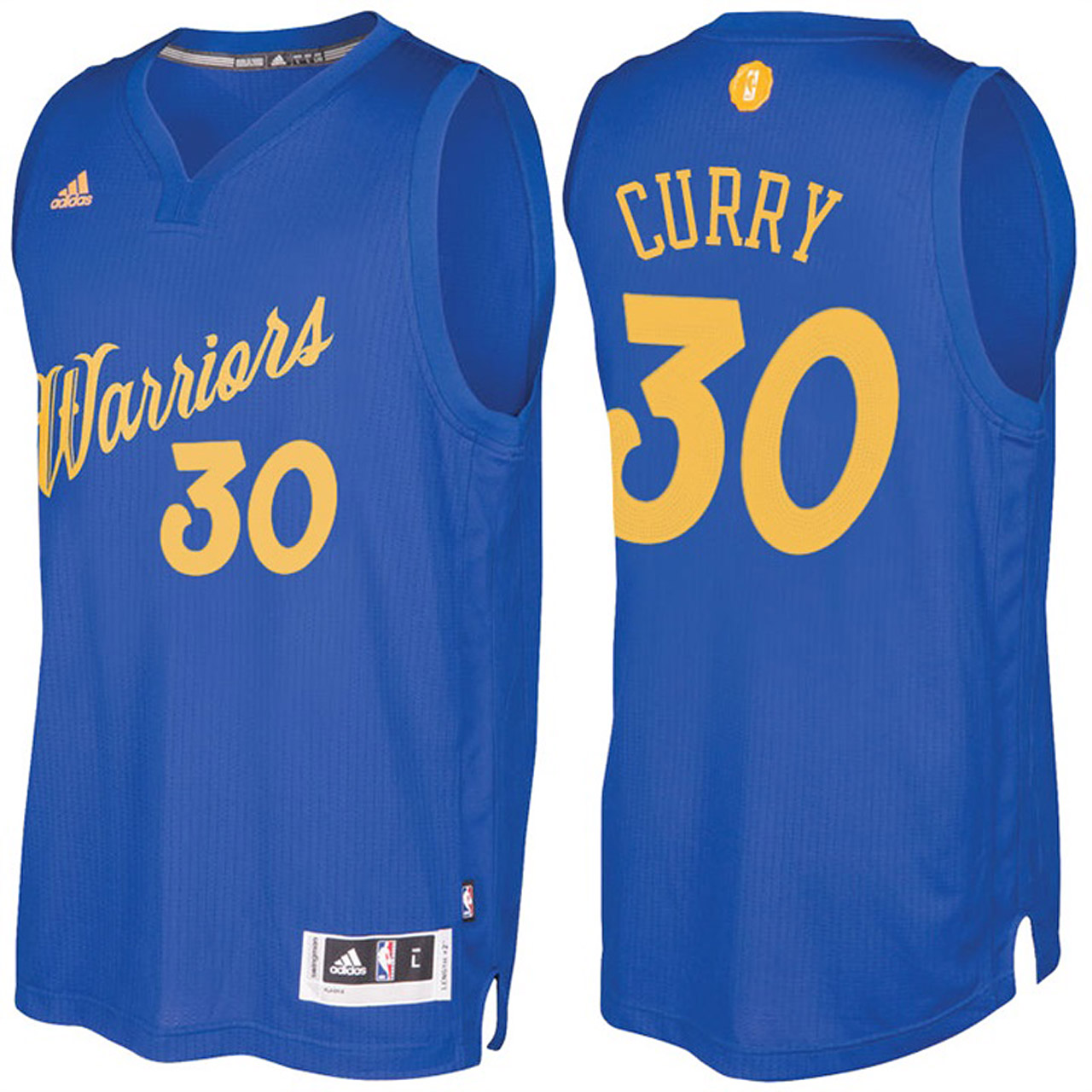 Male Golden State Warriors #30 Stephen Curry Royal 2016-17 Christmas Day Jersey