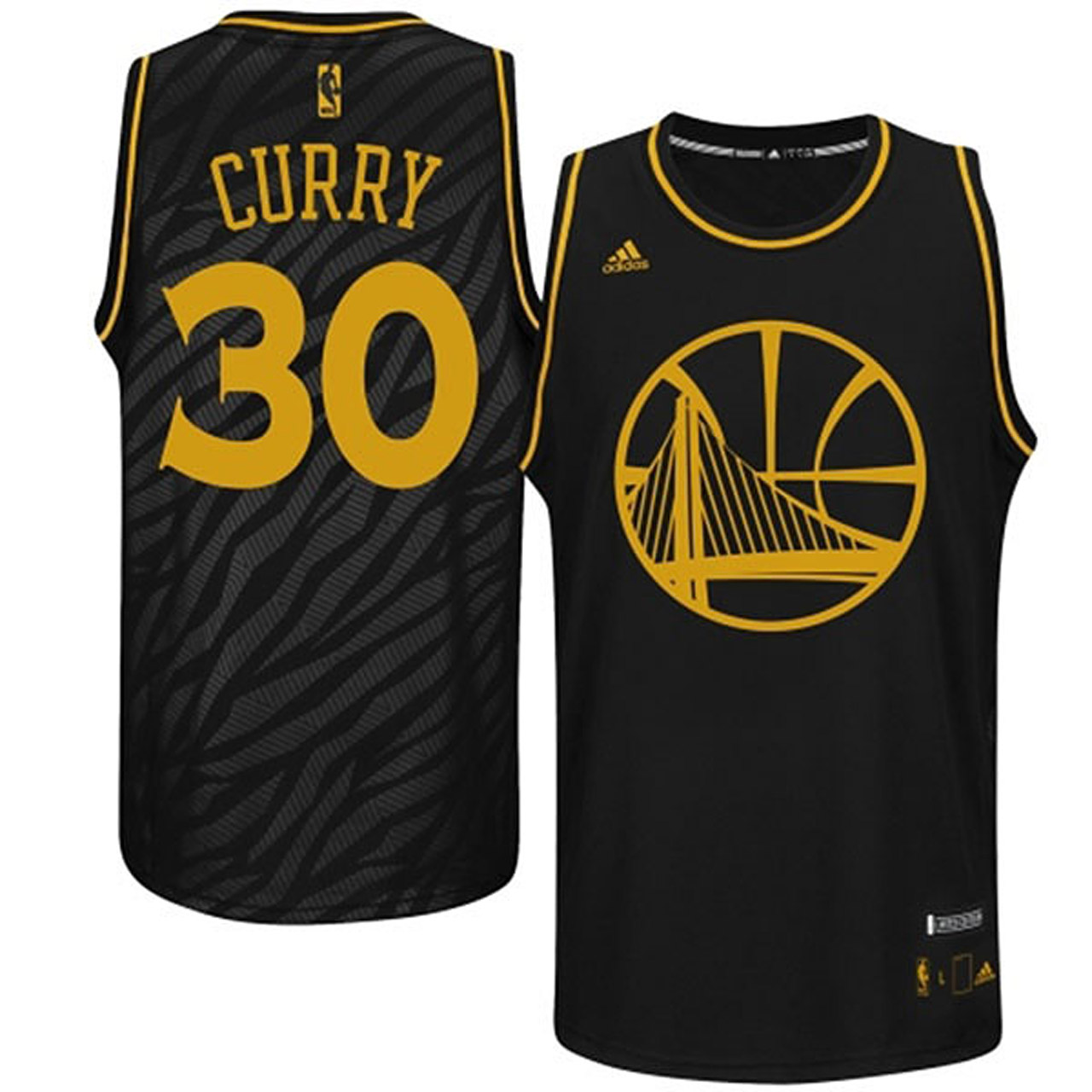 Male Stephen Curry Golden State Warriors #30 Precious Metals Fashion Swingman Limited Edition Black Jersey