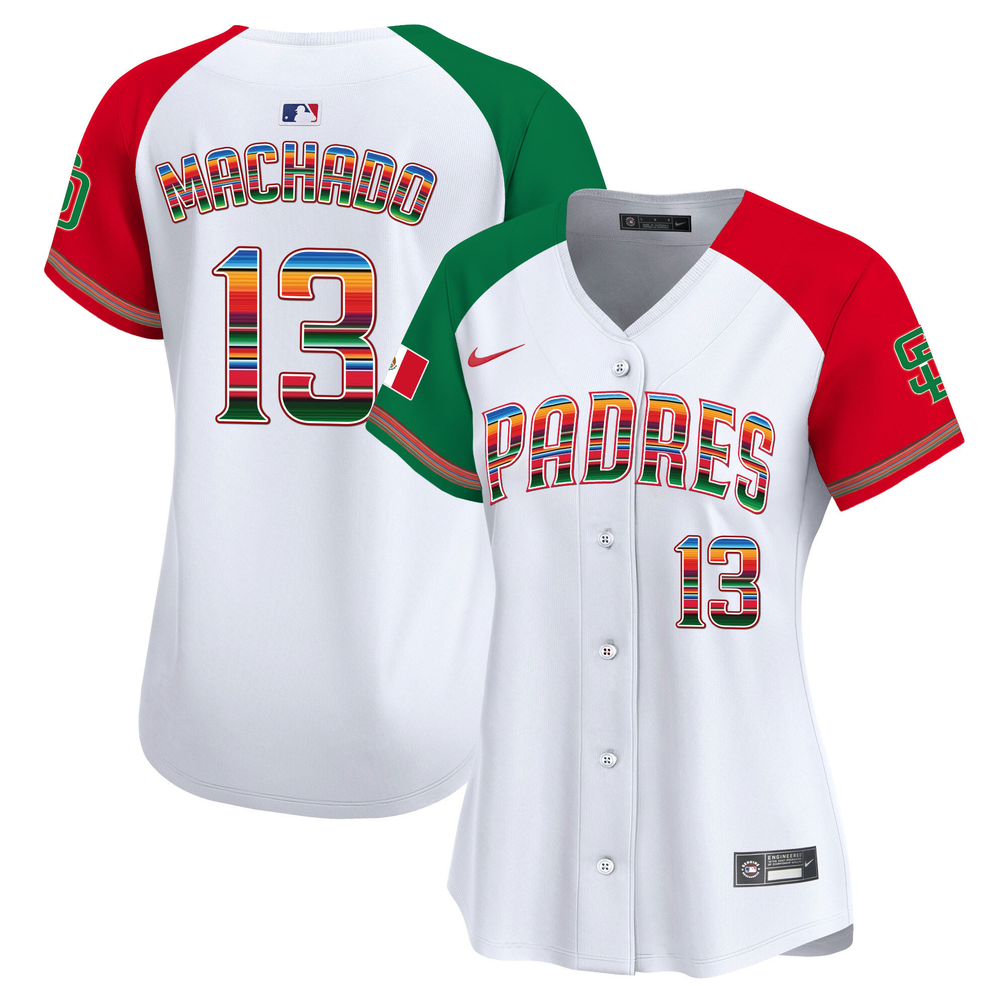 Manny Machado Women's San Diego Padres Mexico Premier Limited Alternate Jersey