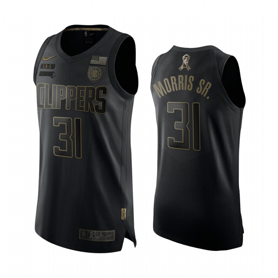 Marcus Morris Sr. LA Clippers Salute To Service Black Jersey