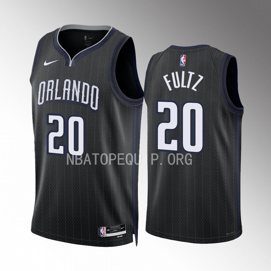 Markelle Fultz Orlando Magic Black #20 City Edition Jersey Swingman