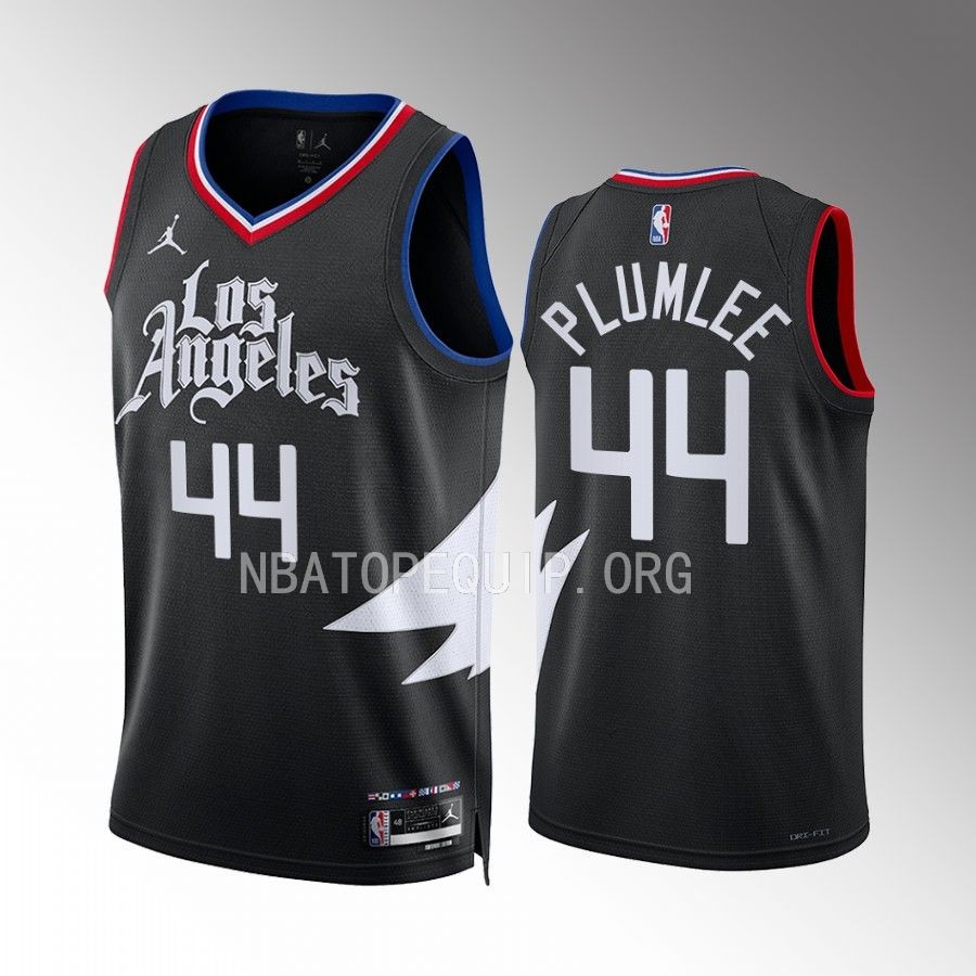 Mason Plumlee #44 LA Clippers Statement Edition Black Jersey