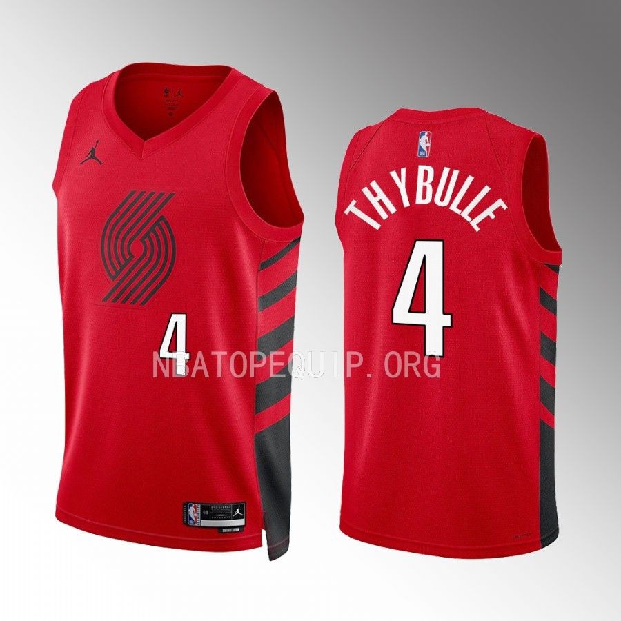 Matisse Thybulle Portland Trail Blazers Red #4 Statement Edition Jersey Swingman
