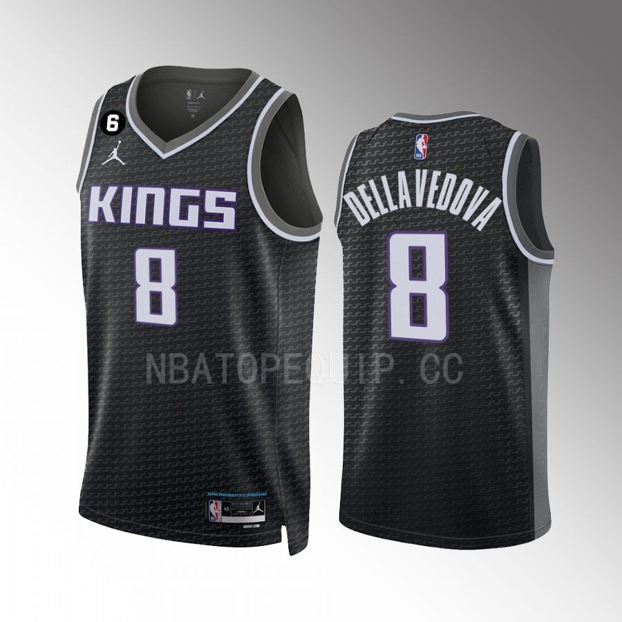 Matthew Dellavedova Sacramento Kings #8 Black Jersey Statement Edition Swingman
