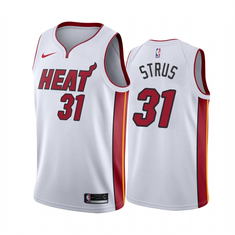Max Strus Miami Heat White Association Jersey Trade