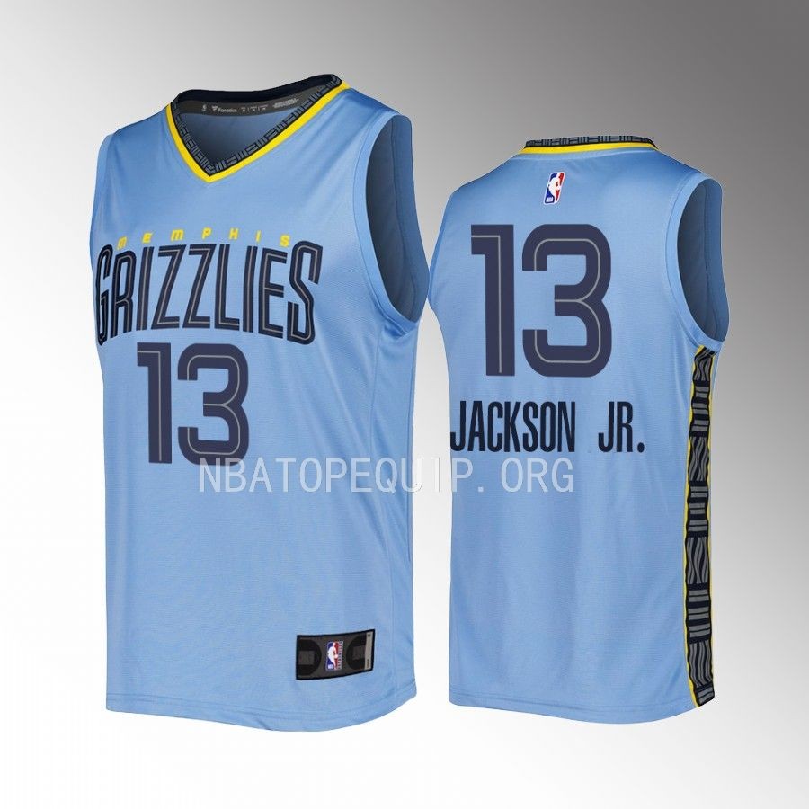Memphis Grizzlies #13 Jaren Jackson Jr. Statement Edition Jersey Fast Break Blue