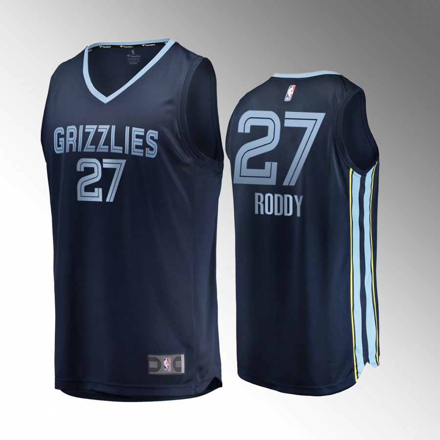 Memphis Grizzlies #27 David Roddy Icon Edition Jersey Blue