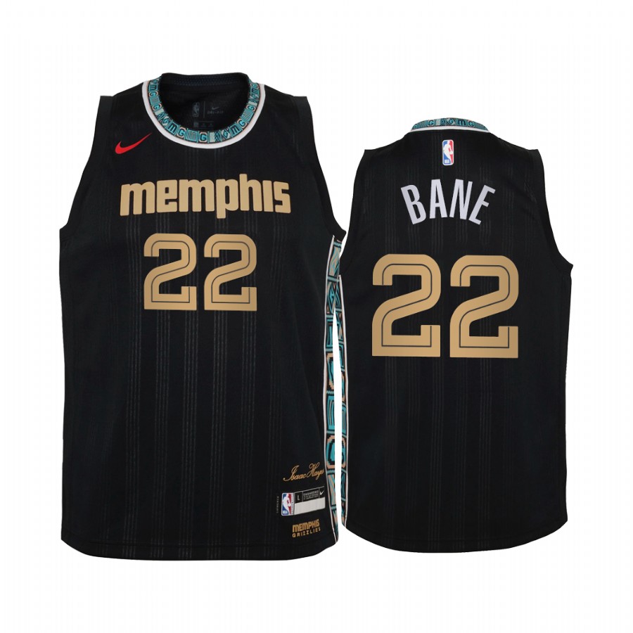 Memphis Grizzlies Desmond Bane City Edition Black Youth Jersey - Draft