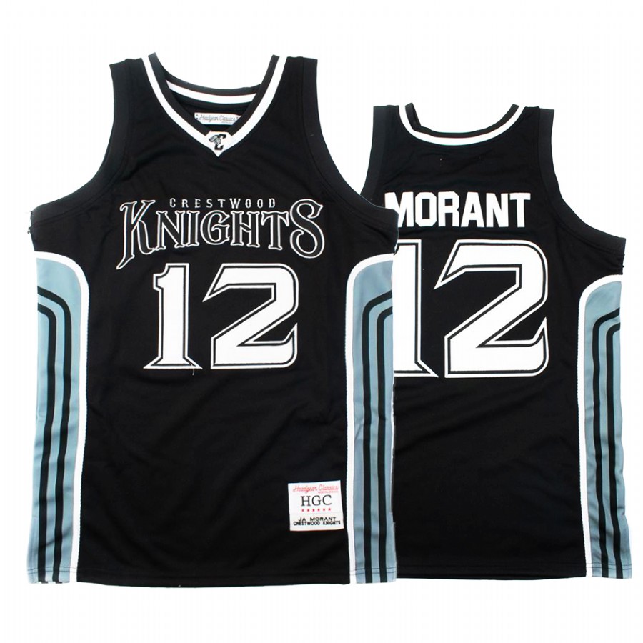 Memphis Grizzlies Ja Morant #12 Black School Jersey