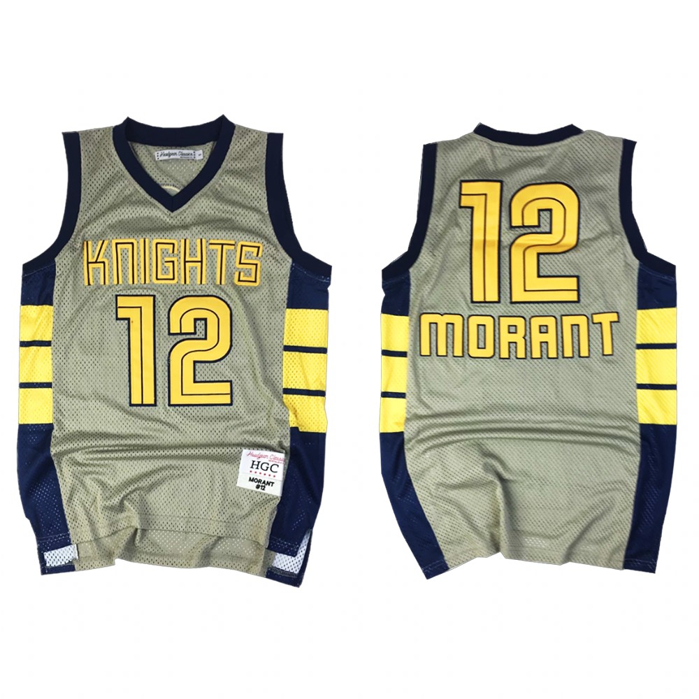 Memphis Grizzlies Ja Morant Grey City Knights High School Jersey