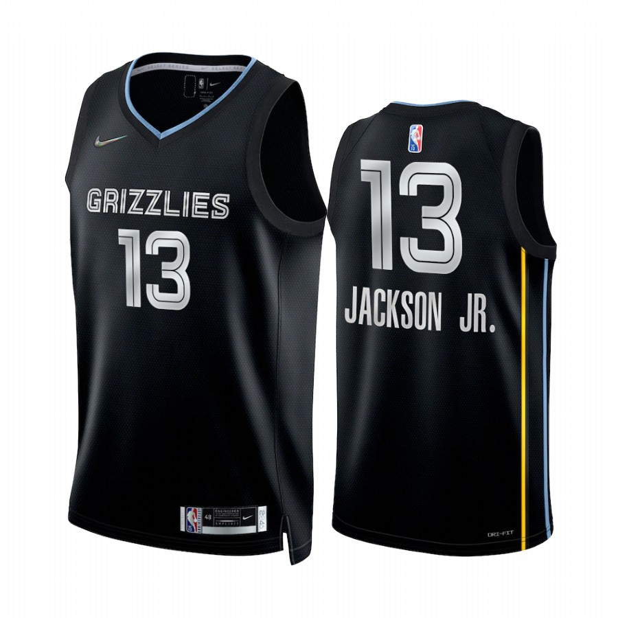 Memphis Grizzlies Jaren Jackson Jr. #13 Select Series Black Jersey Diamond Badge