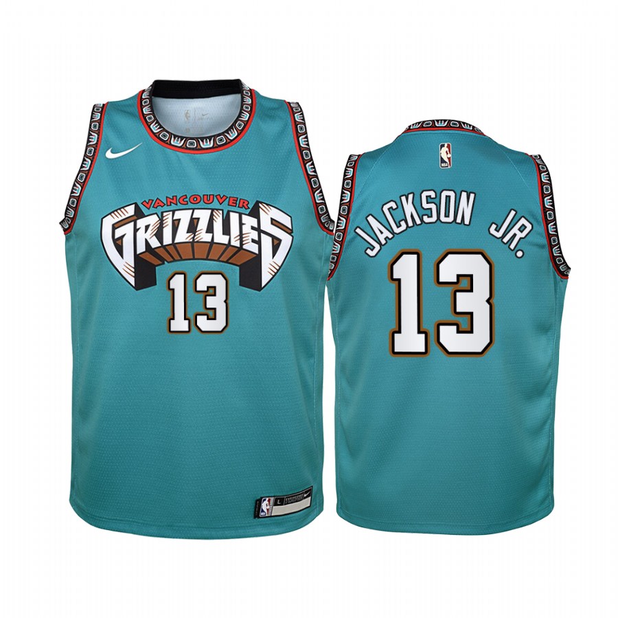 Memphis Grizzlies Jaren Jackson Jr.  youth Hardwood Classics Teal Jersey