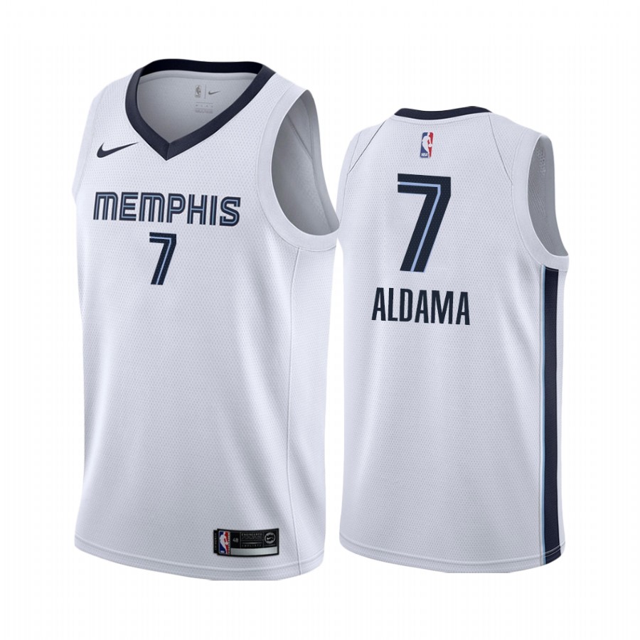 Memphis Grizzlies Santi Aldama Draft #7 Association Edition Jersey White