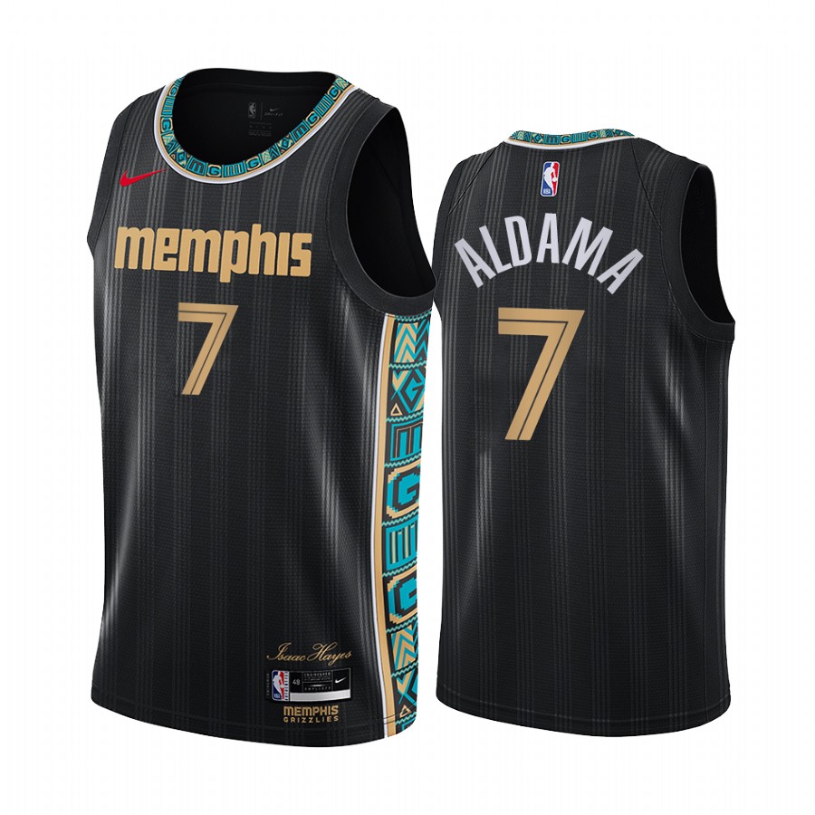 Memphis Grizzlies Santi Aldama Draft #7 City Edition Jersey Black