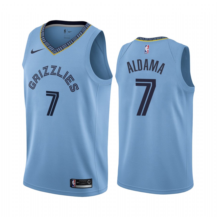 Memphis Grizzlies Santi Aldama Draft #7 Statement Edition Jersey Blue