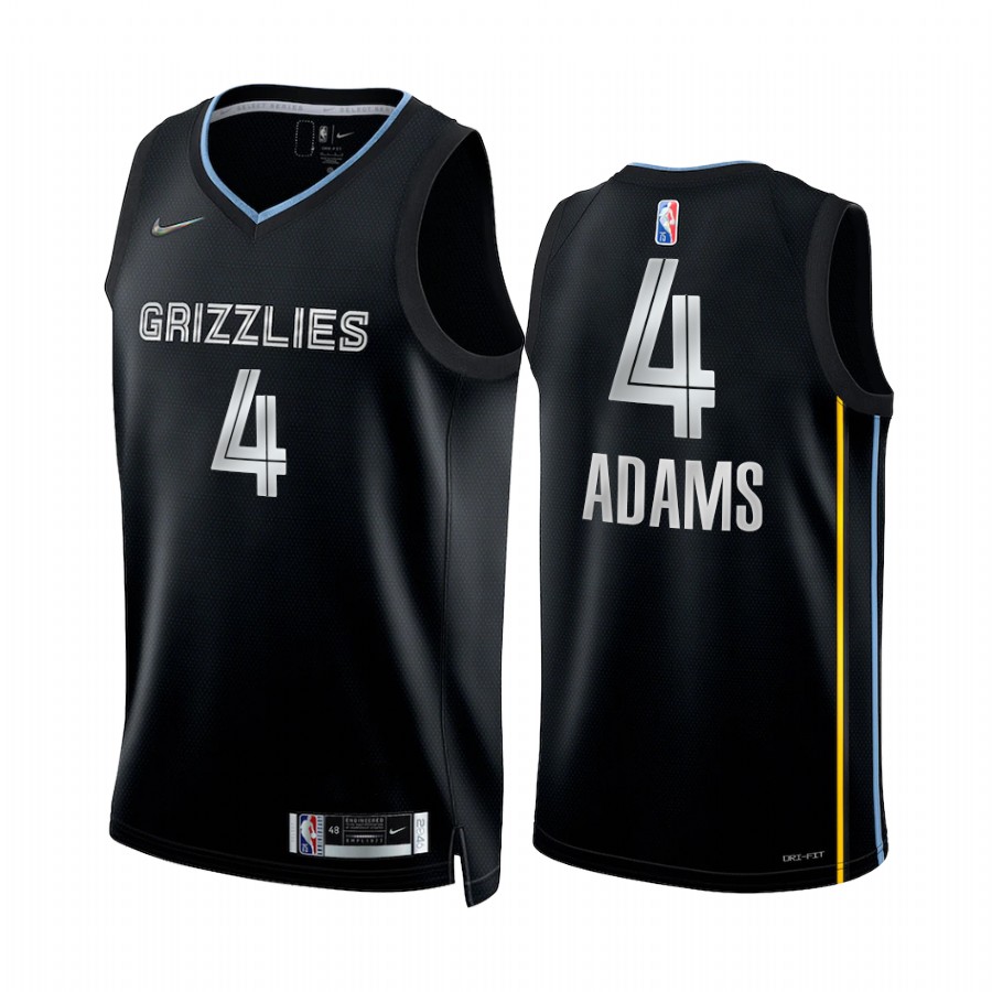 Memphis Grizzlies Steven Adams #4 Select Series Black Jersey Diamond Badge