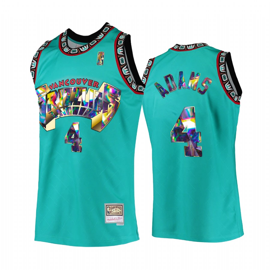 Memphis Grizzlies Steven Adams 75th Anniversary Diamond #4 Teal Retro Jersey