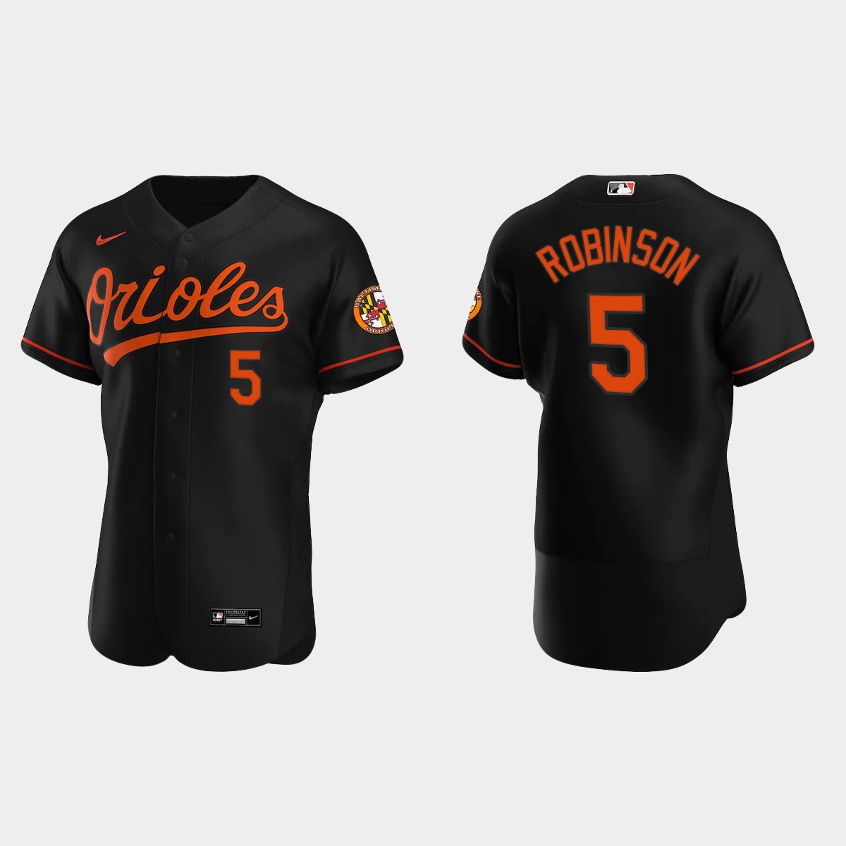 Men's Baltimore Orioles Brooks Robinson Alternate Jersey - Black