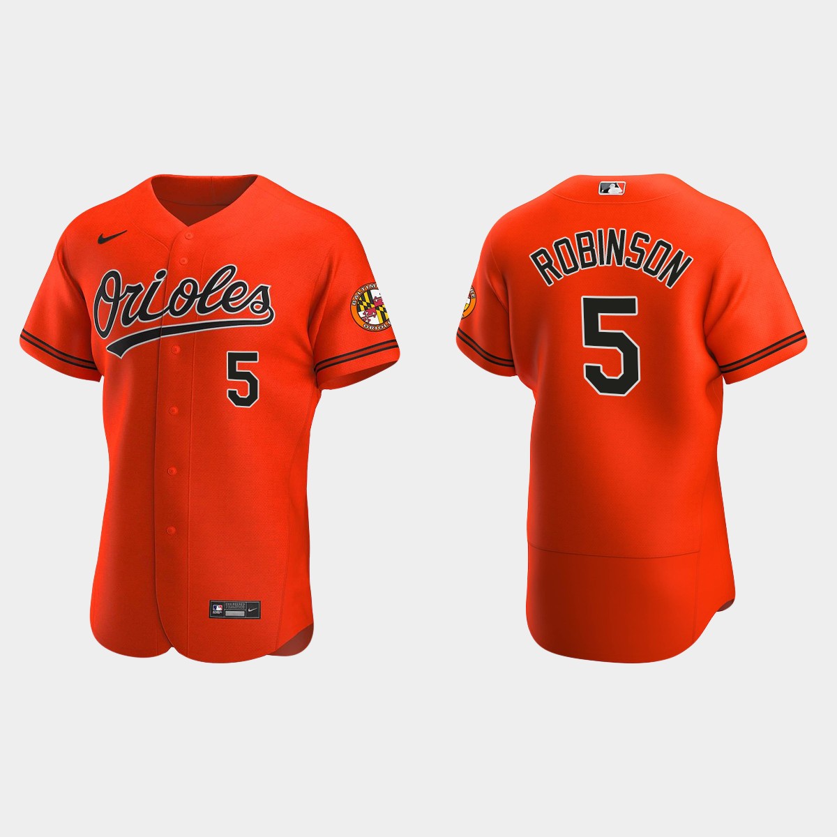 Men's Baltimore Orioles Brooks Robinson Alternate Jersey - Orange