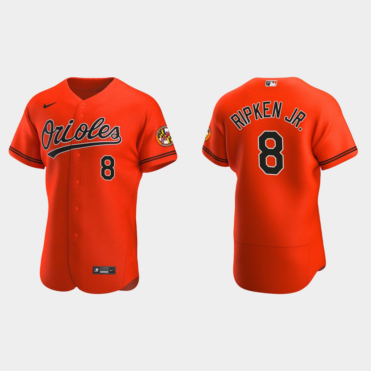 Men's Baltimore Orioles Cal Ripken Jr. Alternate Jersey - Orange