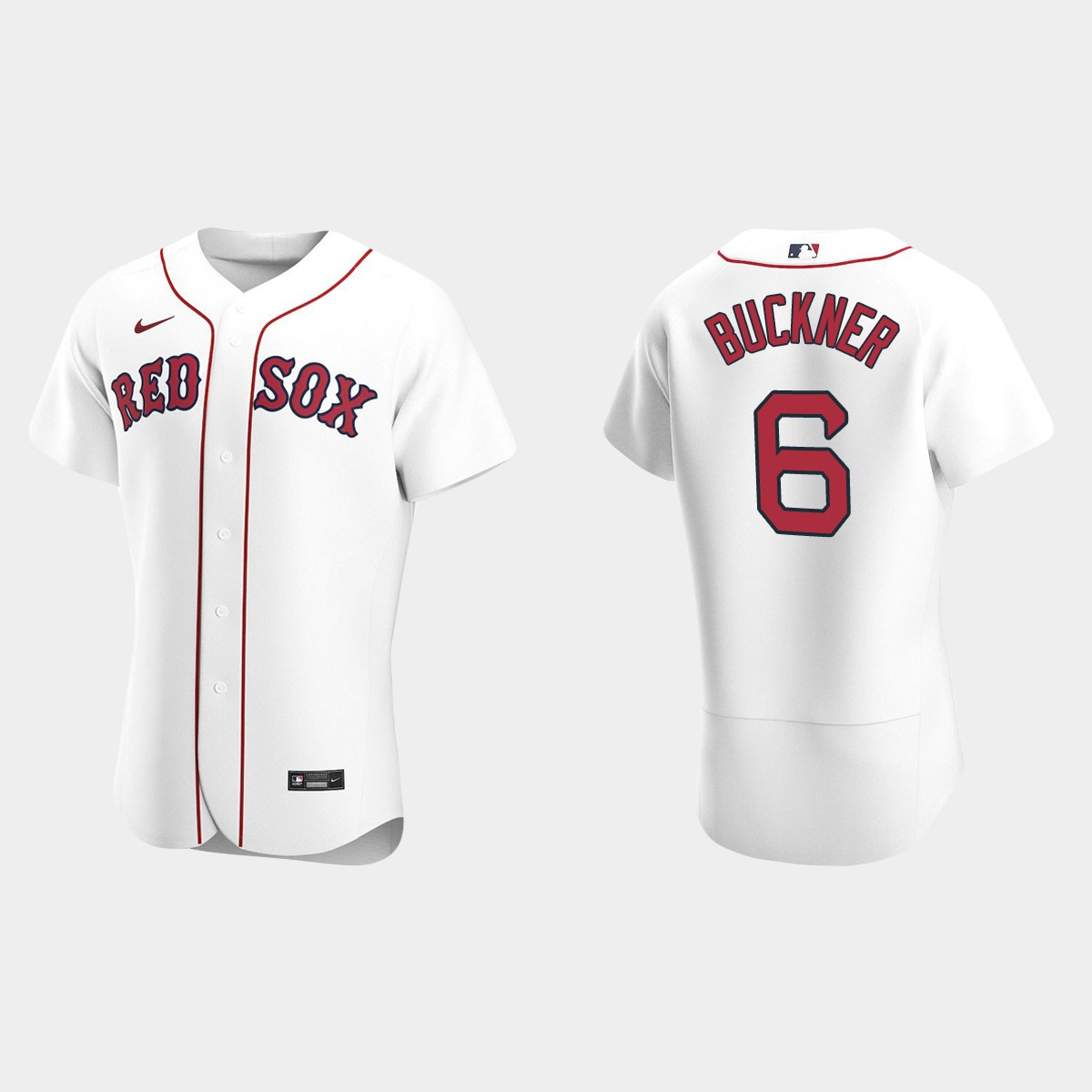 Men's Boston Red Sox Bill Buckner White Retired Player Jersey