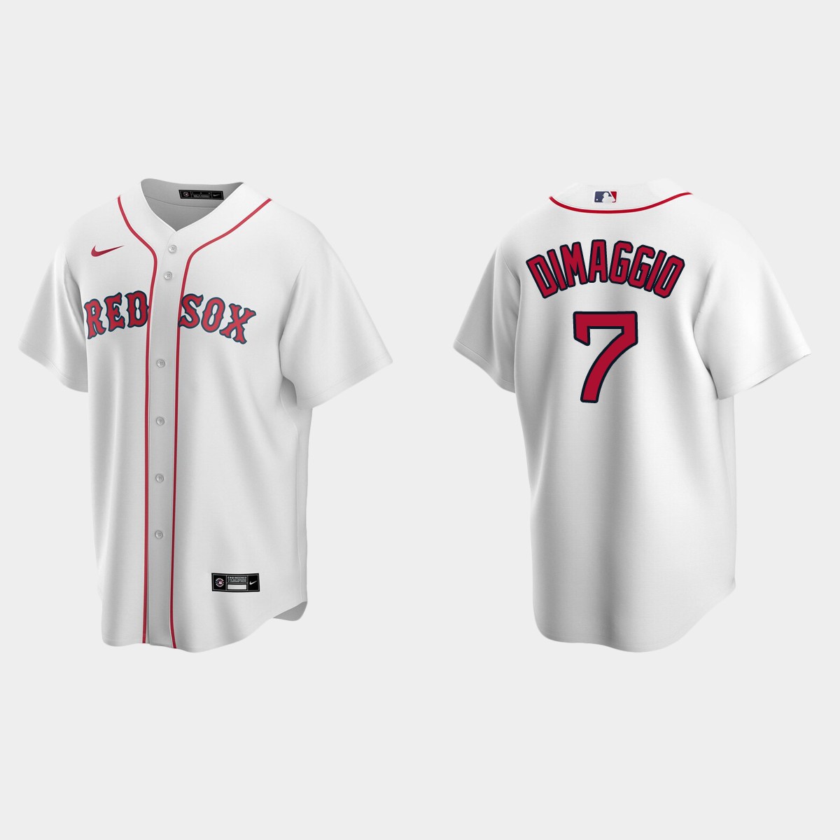 Men's Boston Red Sox Dom DiMaggio White Retired Player Jersey