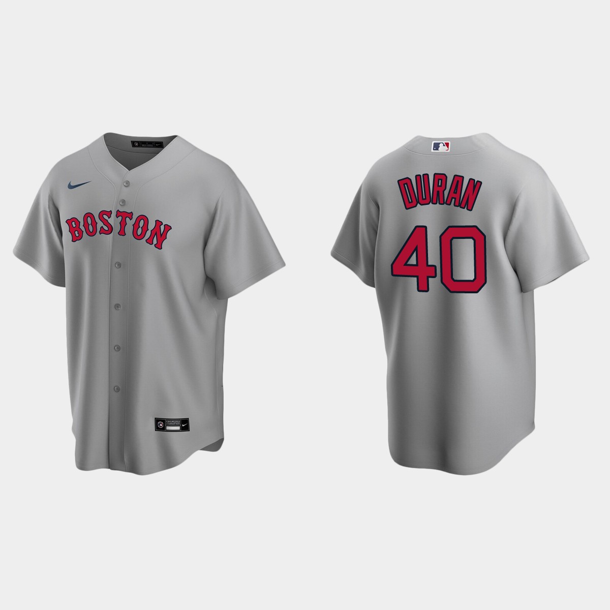 Men's Boston Red Sox Jarren Duran Gray Road Jersey