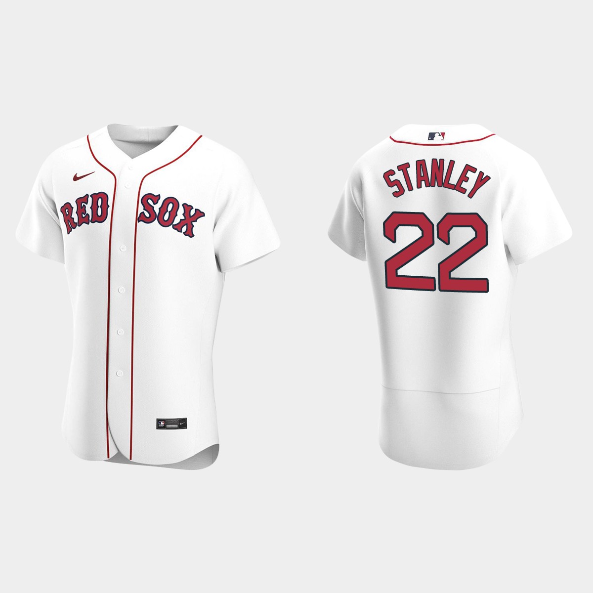 Men's Boston Red Sox Mike Stanley White Retired Player Jersey