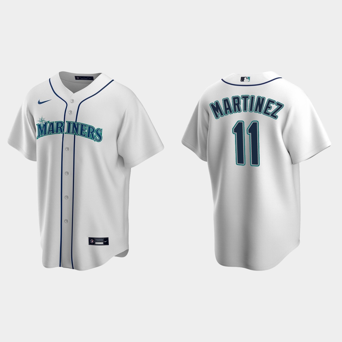 Men's Edgar Martinez #11 Seattle Mariners Home Jersey - White