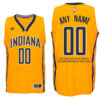 Mens Indiana Pacers Alternate Gold Custom Message Jersey