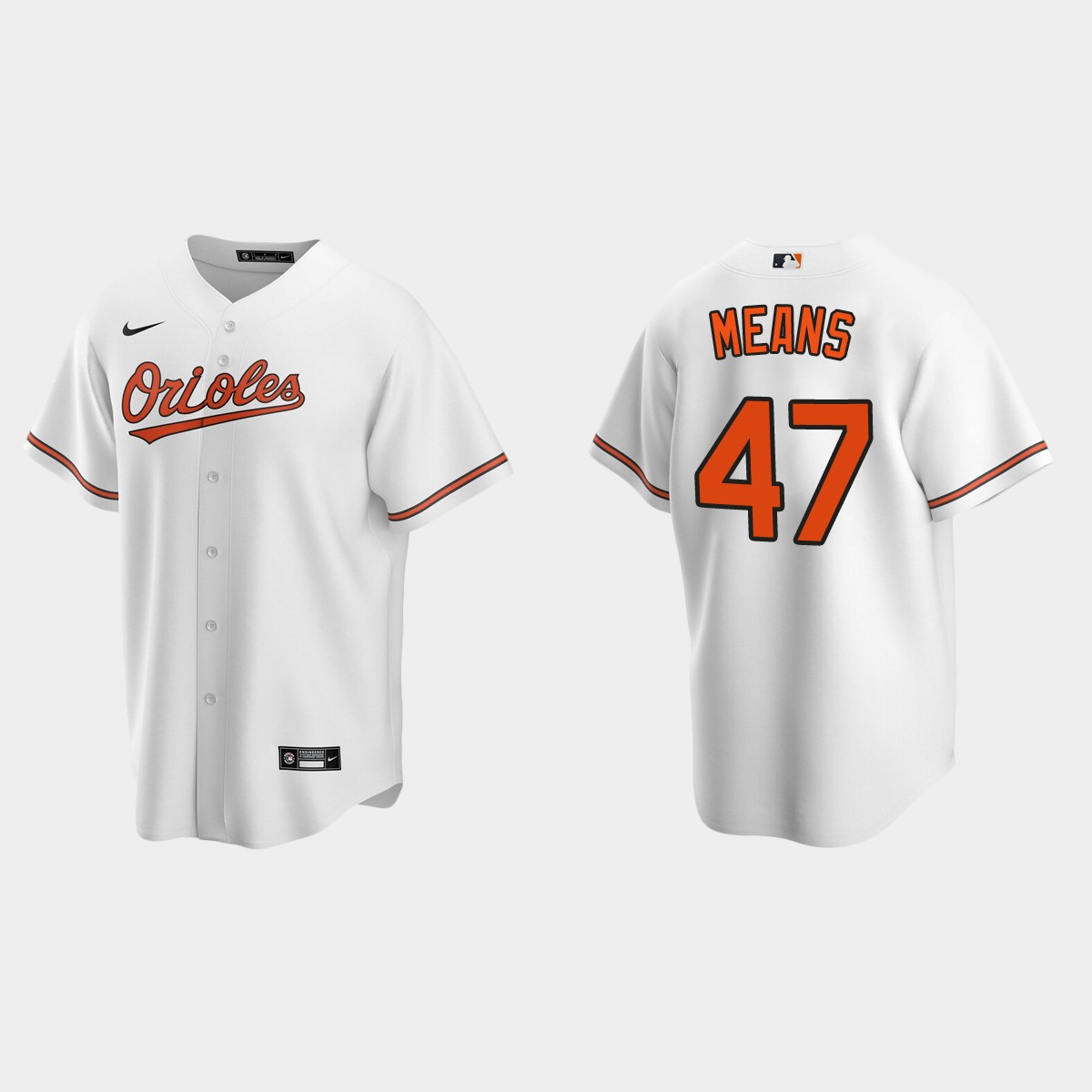 Men's John Means Baltimore Orioles Home Jersey - White