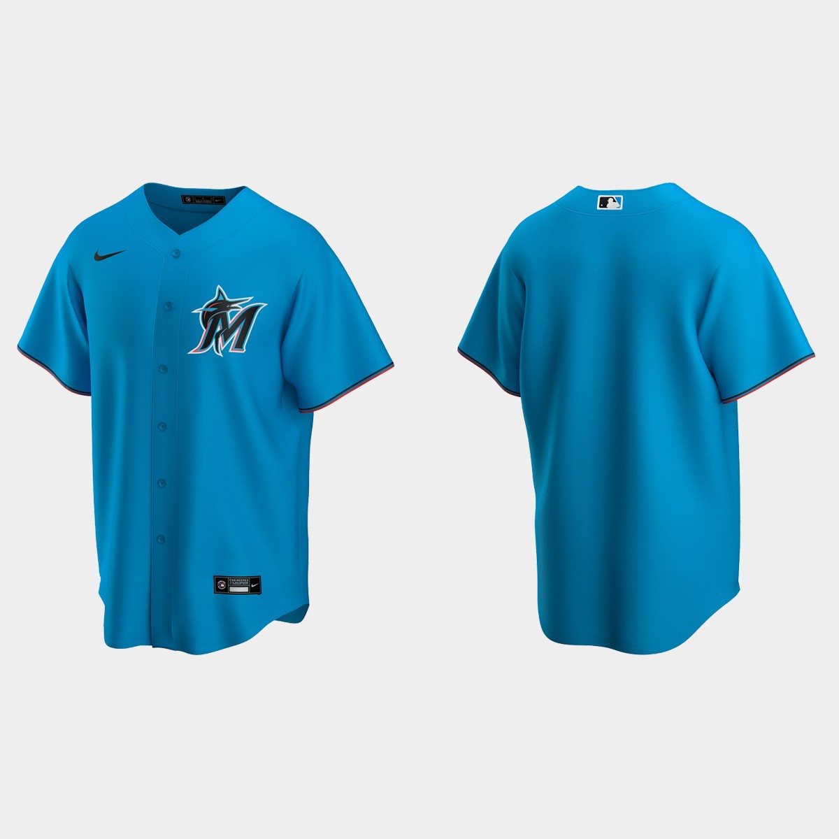 Men's Miami Marlins Alternate Jersey - Blue
