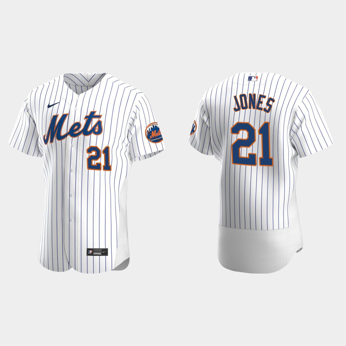Men's New York Mets Cleon Jones White Retired Player Jersey