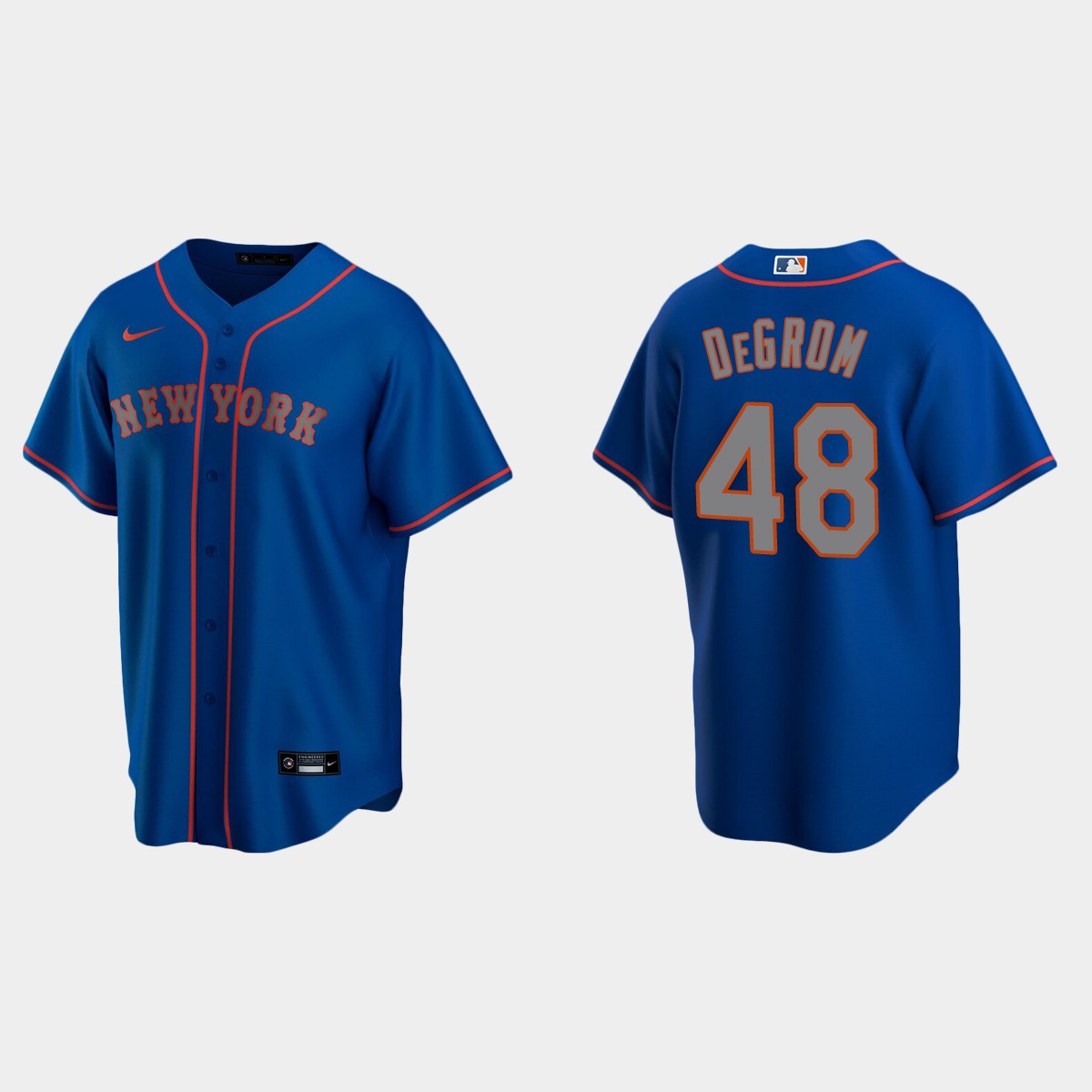 Men's New York Mets Jacob deGrom Alternate Road Jersey - Royal