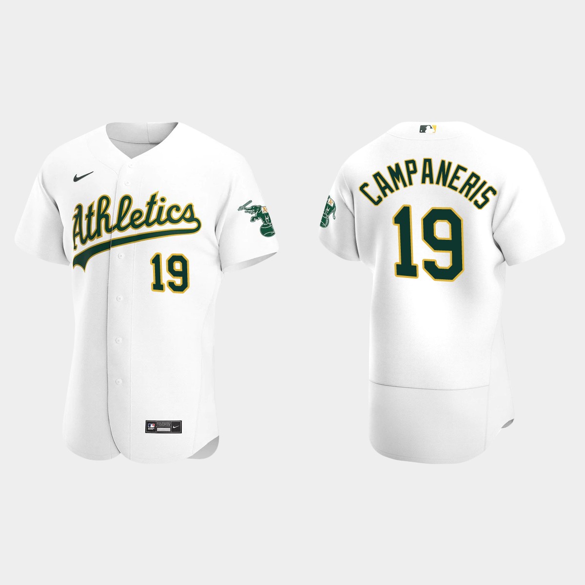 Men's Oakland Athletics Bert Campaneris White Retired Player Jersey